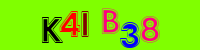 Blue Captcha Image