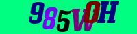 Blue Captcha Image