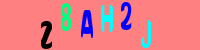 Blue Captcha Image