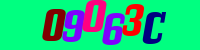 Blue Captcha Image