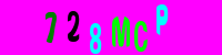 Blue Captcha Image