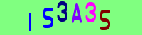 Blue Captcha Image