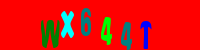 Blue Captcha Image