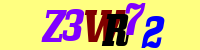 Blue Captcha Image