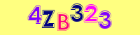 Blue Captcha Image