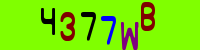 Blue Captcha Image
