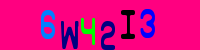 Blue Captcha Image