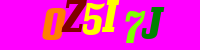 Blue Captcha Image