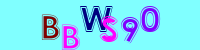 Blue Captcha Image
