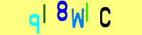 Blue Captcha Image