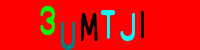 Blue Captcha Image