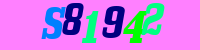Blue Captcha Image