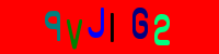 Blue Captcha Image