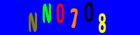 Blue Captcha Image