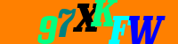 Blue Captcha Image