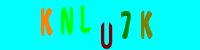 Blue Captcha Image