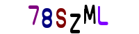 Blue Captcha Image