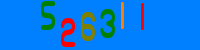 Blue Captcha Image