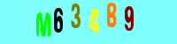 Blue Captcha Image