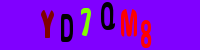 Blue Captcha Image