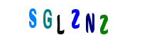 Blue Captcha Image