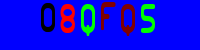 Blue Captcha Image