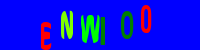 Blue Captcha Image