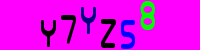 Blue Captcha Image