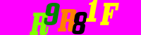 Blue Captcha Image