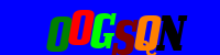 Blue Captcha Image