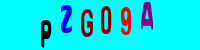 Blue Captcha Image
