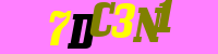 Blue Captcha Image