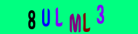 Blue Captcha Image