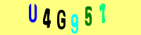 Blue Captcha Image