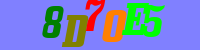 Blue Captcha Image