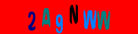 Blue Captcha Image