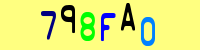 Blue Captcha Image