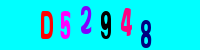 Blue Captcha Image
