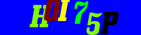 Blue Captcha Image