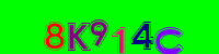 Blue Captcha Image