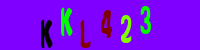 Blue Captcha Image