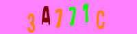 Blue Captcha Image