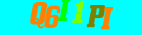 Blue Captcha Image