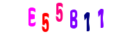 Blue Captcha Image