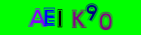 Blue Captcha Image