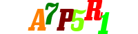 Blue Captcha Image