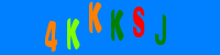 Blue Captcha Image