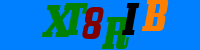 Blue Captcha Image