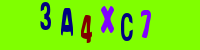 Blue Captcha Image
