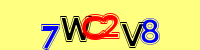 Blue Captcha Image